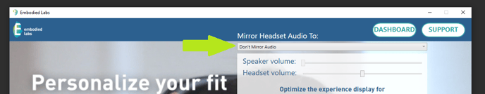 Mirror Headset Audio 2-1